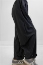 pantalone modello balloon pinstriped